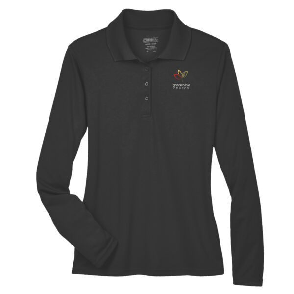 GBC - Women's Pinnacle Performance Long Sleeve Piqué Polo Thumbnail